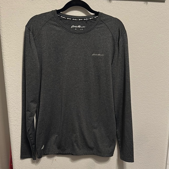 Eddie Bauer Other - Eddie Bauer Gray Thermal Tee Casual Comfort EUC